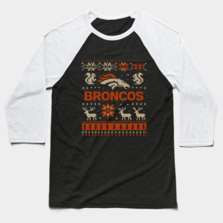 Denver Broncos  christmas Baseball T-Shirt