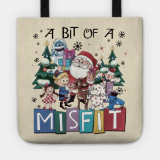 Christmas Rudolph the Red Nosed Reindeer Misfit Toys M9530 Tote