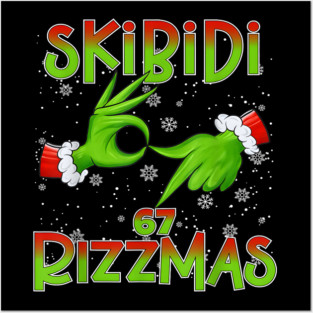 Skibidi Rizzmas 67 Meme Posters and Art