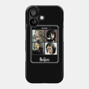 The Beatles | Let It Be: Fab Four Screen Print Fanart Phone Case