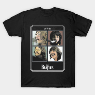 The Beatles | Let It Be: Fab Four Screen Print Fanart T-Shirt