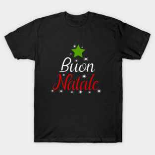 Buon Natale Italian Christmas Tree Italian Pride T-Shirt