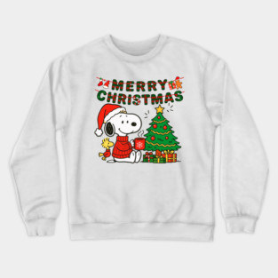 Merry Christmas Snoopy-Peanuts Crewneck Sweatshirt