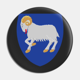 Coat of arms of the Faroe Islands Pin