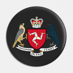Coat of arms of the Isle of Man Pin