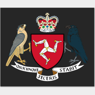 Coat of arms of the Isle of Man Posters and Art