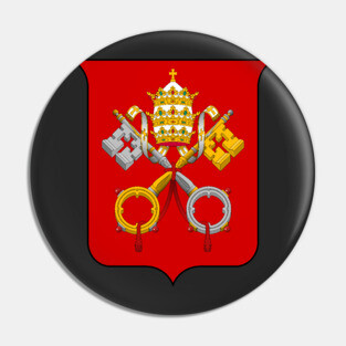 Coat of arms of the Vatican City Pin