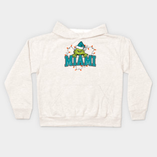 Funny Miami Dolphins Grinch Christmas  M9578 Kids Hoodie