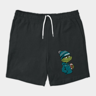 Grinch Philadelphia Eagles Christmas Cheerleading M9584 Shorts