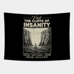Princess Bride - Visit the Cliffs of Insanity Tapestry