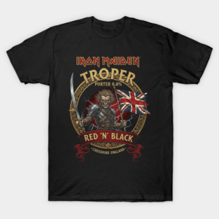 Iron Maiden Eddie Mascot Red War  Classic Heavy Metal T-Shirt