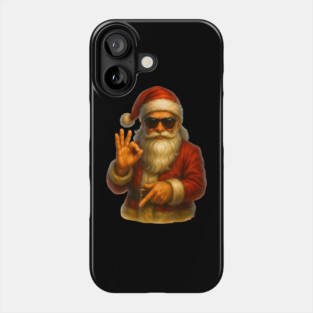 Funny Six Seven 6 7 Meme Santa Christmas for Men Boys Teen Phone Case