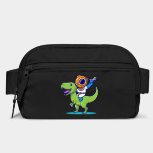 Astronaut Riding Dinosaur with Ray Gun – Funny Sci-Fi Adventure Design Bag