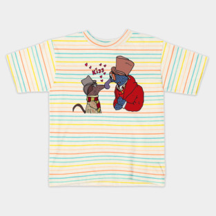 Gonzo and Rizzo kiss Kids T-Shirt