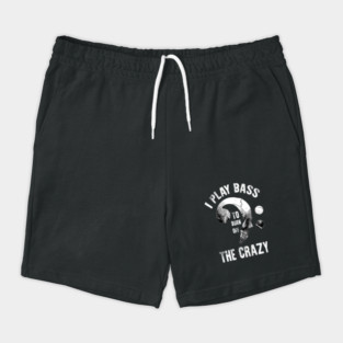 I Play Bass To Burn Of The Crazy Vintage Bass Note Skull Art Bassists Shorts