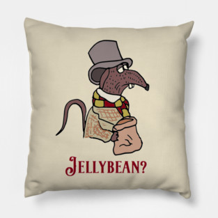 Rizzo the rat - jellybean Pillow