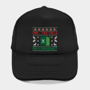 Oh this calls for a Spreadsheet Christmas sweater Excel Hat