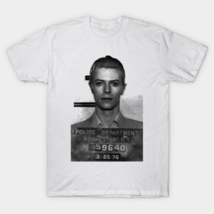 David Bowie MUG SHOT T-Shirt