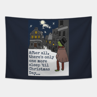 One more sleep 'til Christmas Tapestry