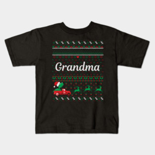 grandma christmas Kids T-Shirt
