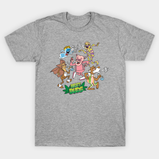 Best Buds - Cereal Monsters T-Shirt by Chewbaccadoll