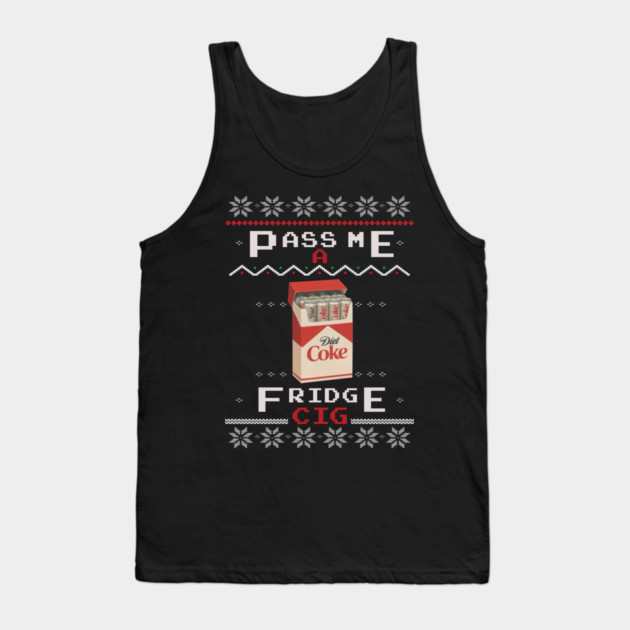 Diet Coke Fridge Cig – Vintage Ugly Christmas Design Tank Top by Shit Post Hero