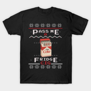 Diet Coke Fridge Cig – Vintage Ugly Christmas Design T-Shirt