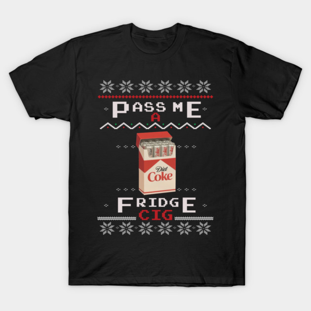 Diet Coke Fridge Cig – Vintage Ugly Christmas Design T-Shirt by Shit Post Hero