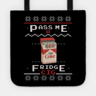 Diet Coke Fridge Cig – Vintage Ugly Christmas Design Tote