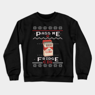 Diet Coke Fridge Cig – Vintage Ugly Christmas Design Crewneck Sweatshirt