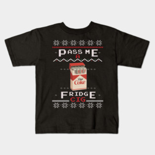 Diet Coke Fridge Cig – Vintage Ugly Christmas Design Kids T-Shirt