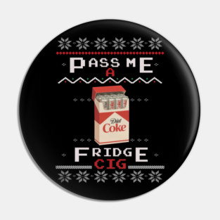 Diet Coke Fridge Cig – Vintage Ugly Christmas Design Pin