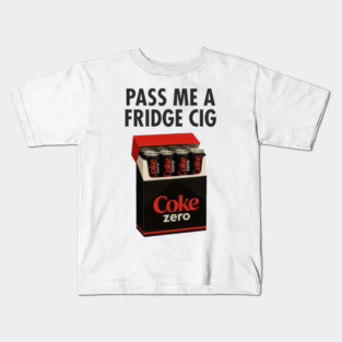 Coke Zero Fridge Cig – Retro Pack Parody Graphic Kids T-Shirt