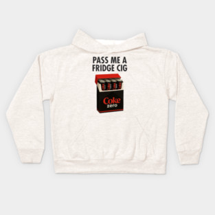 Coke Zero Fridge Cig – Retro Pack Parody Graphic Kids Hoodie