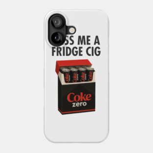 Coke Zero Fridge Cig – Retro Pack Parody Graphic Phone Case