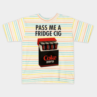 Coke Zero Fridge Cig – Retro Pack Parody Graphic Kids T-Shirt
