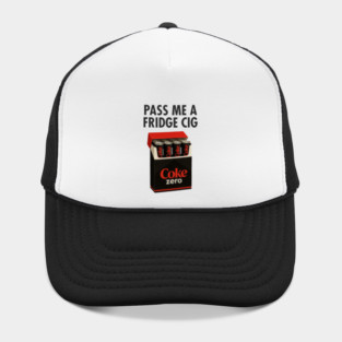 Coke Zero Fridge Cig – Retro Pack Parody Graphic Hat