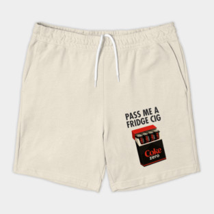 Coke Zero Fridge Cig – Retro Pack Parody Graphic Shorts