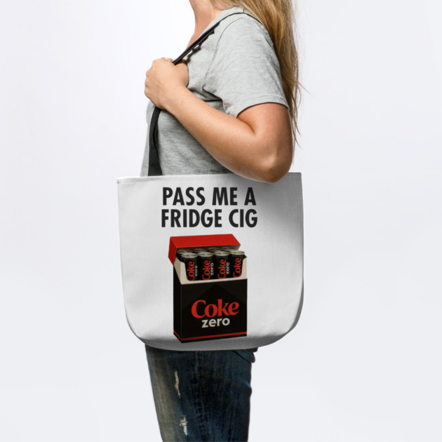 Coke Zero Fridge Cig – Retro Pack Parody Graphic by Shit Post Hero