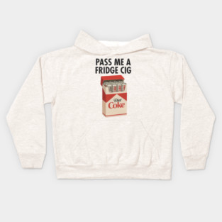 Diet Coke Fridge Cig – Vintage Pack Parody Graphic Kids Hoodie