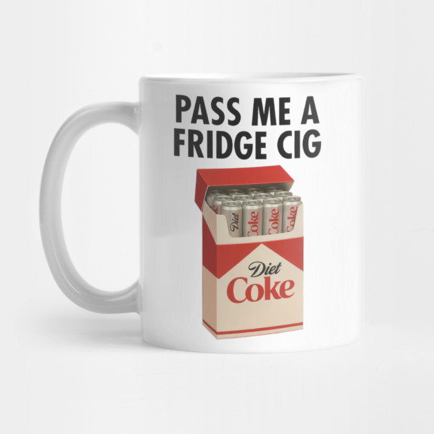 Diet Coke Fridge Cig – Vintage Pack Parody Graphic by Shit Post Hero