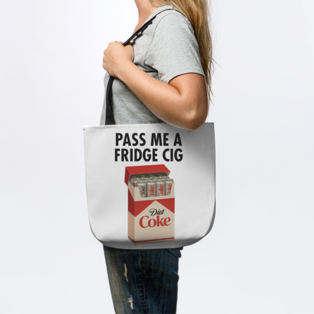 Diet Coke Fridge Cig – Vintage Pack Parody Graphic by Shit Post Hero
