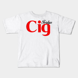 Fridge Cig Classic (Black Text) Kids T-Shirt