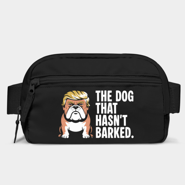 The Dog That Hasn’t Barked – Political Bulldog Satire Tee by Cosmo Gazoo