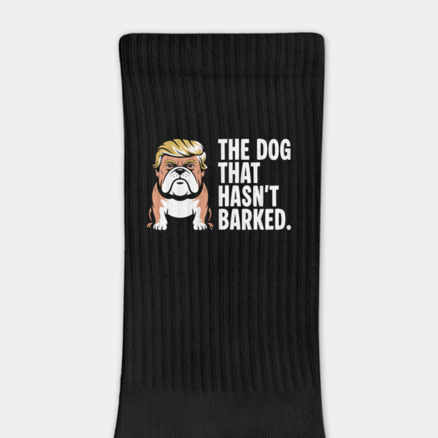 The Dog That Hasn’t Barked – Political Bulldog Satire Tee by Cosmo Gazoo