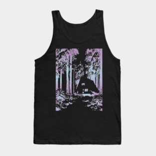 Enchanted Forest - Experimental Color Art Tank Top