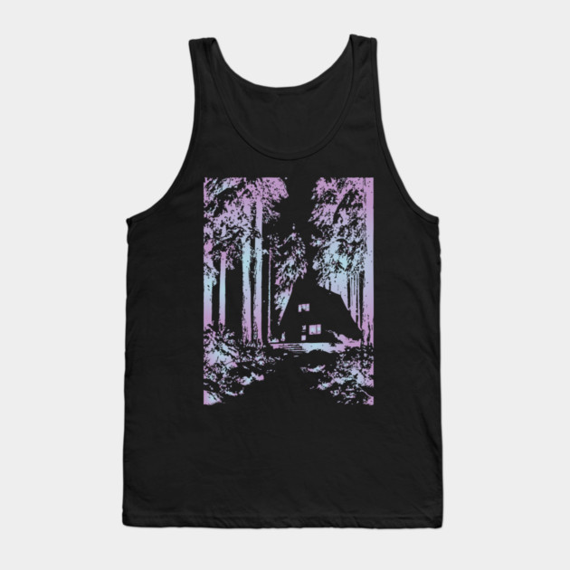 Enchanted Forest - Experimental Color Art Tank Top by TuncGK