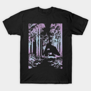 Enchanted Forest - Experimental Color Art T-Shirt