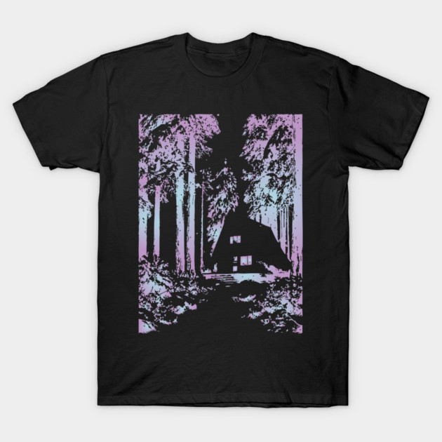 Enchanted Forest - Experimental Color Art T-Shirt by TuncGK