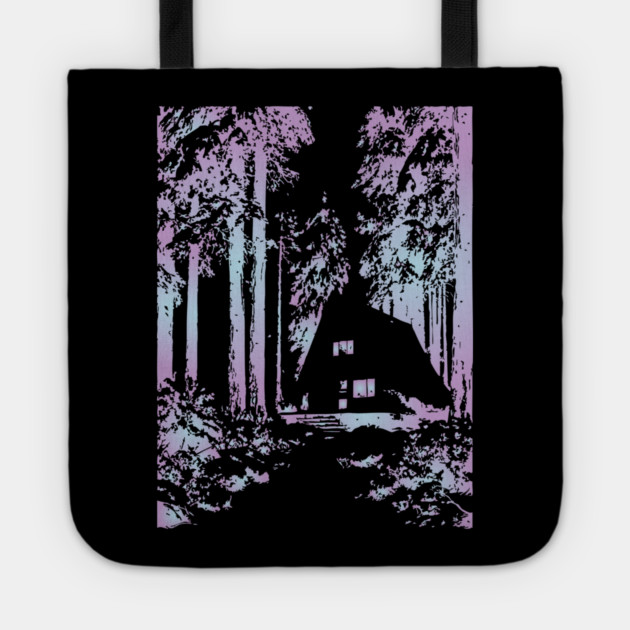 Enchanted Forest - Experimental Color Art Tote by TuncGK